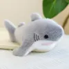Very precious, fragrant, soft, shark magnetic refrigerator sticker, plush doll, toy table companion doll, cute and fun gift choice, magnetic plush doll, switch decoration, home cute wall-mounted style details Picture